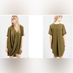 Topshop draped dress